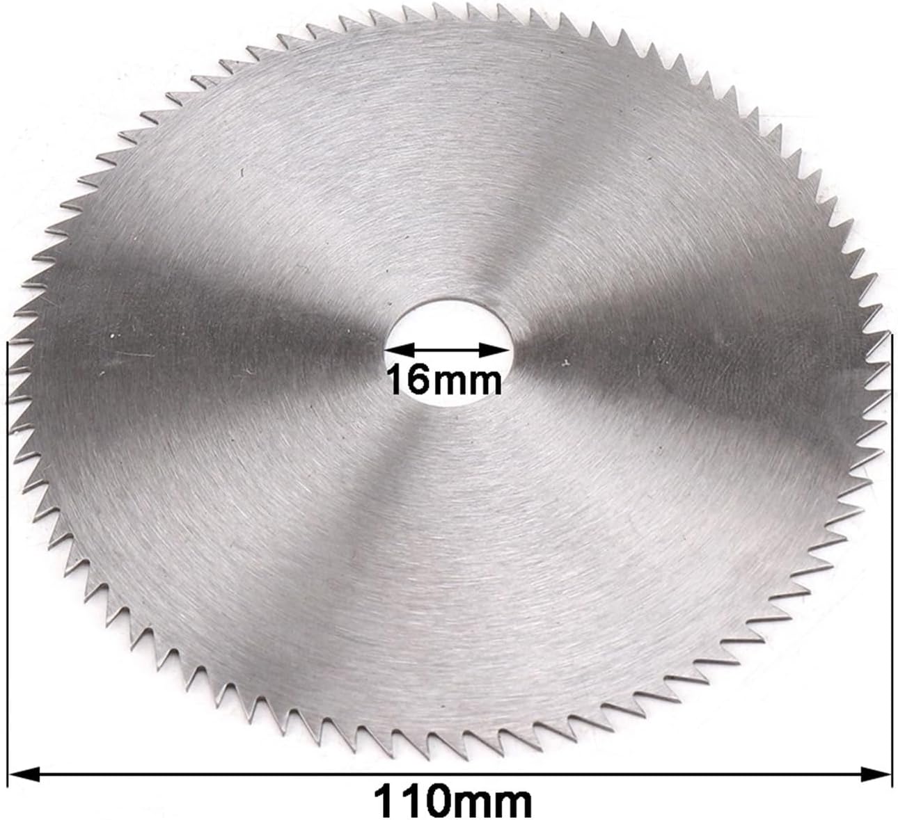Circular Saw Blade Metal Cutting Saw Blade 4.5 Inch 110mm Wood Saw Blade 79 Teeth 80 Teeth Circular Saw Blade for Cutting Wood Carbide Cutting Disc 16mm /20mm Bore (Color : 16mm)