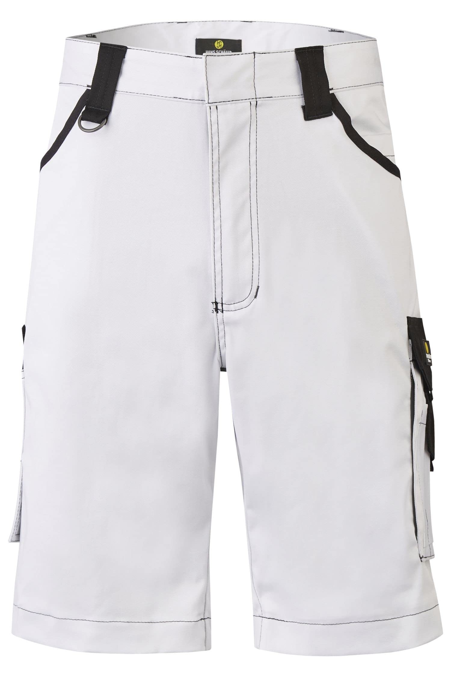 HSW Professional – Pantalones Cortos de Trabajo para Hombre – Pantalones Cortos/Bermudas a la Moda con Bolsillos Variados para Herramientas
