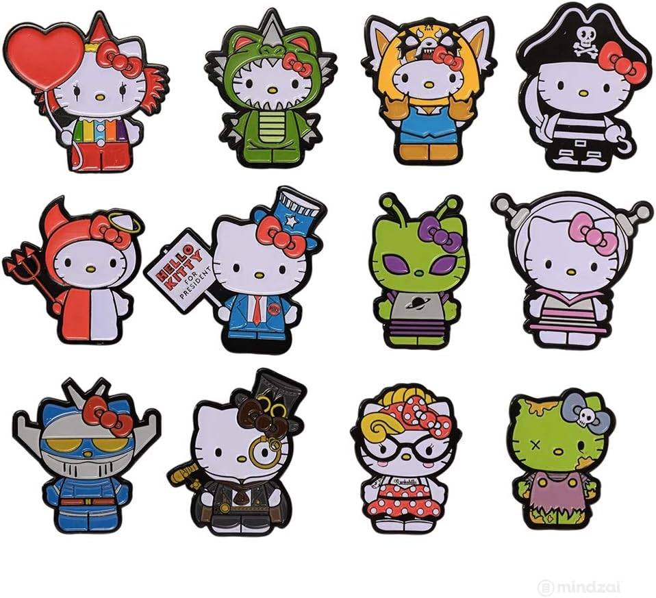 Kidrobot Hello Kitty x Time to Shine Blind Box Enamel Pin - ONE PIN : Clothing, Shoes & Jewelry
