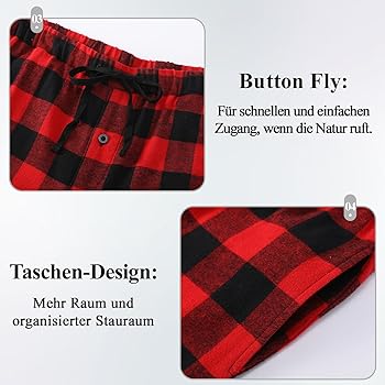 Pantalon De Pyjama En Flanelle Pour Homme 100 % Coton Doux à