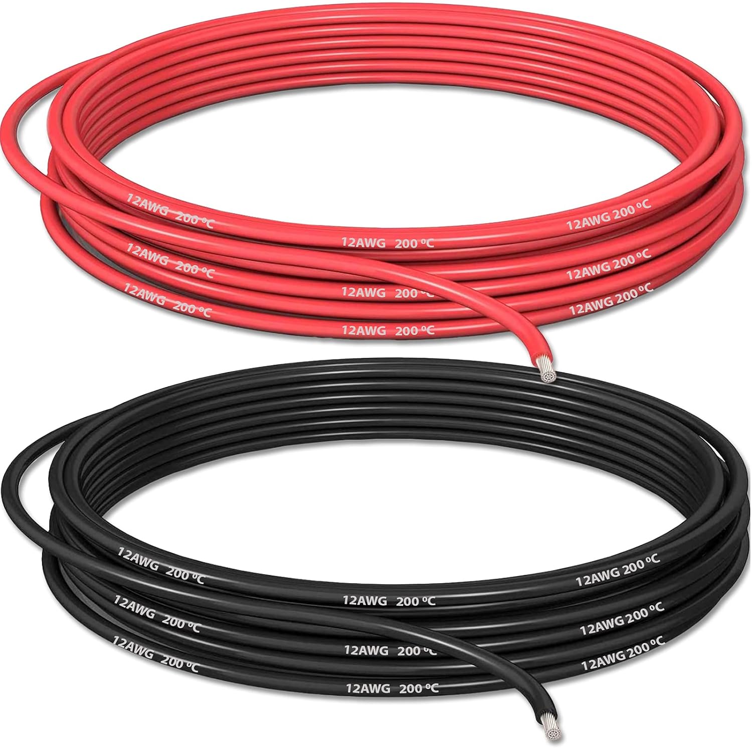 12 AWG / 4mm² Gauge Silicone Wire 20 Feet (3 Metres / 10ft Black) & (3 Metres / 10ft Red) Soft & Flexible Cable by UMTMedia® – Can Be Used For Arduino Projects, Electrical, Automotive, Cars, Drones 12 AWG / 4mm² Gauge Silicone Wire 20 Feet (3 Metres / 10ft Black) & (3 Metres / 10ft Red) Soft & Flexible Cable by UMTMedia® – Can Be Used For Arduino Projects, Electrical, Automotive, Cars, Drones