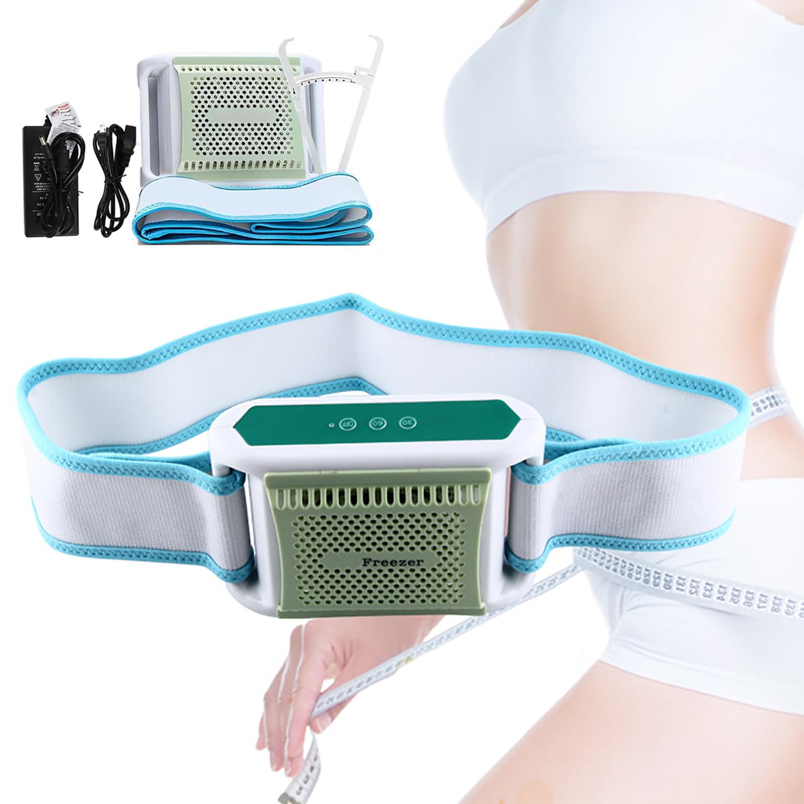Congelatore di Grasso Domestico, Macchina per La Criolipolisi per Modellare Il Corpo, Timer da 30min/60min, Brucia Grassi Addominali, per Addome, Braccia, Cosce, per Uomini E Donne