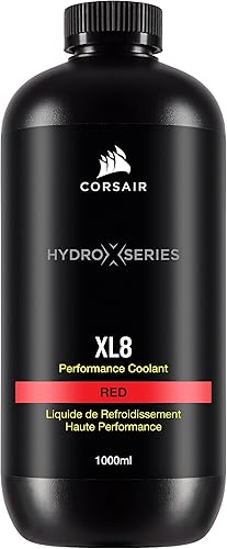 Vista 5 de CORSAIR Hydro X Series, XL8, refrigerante de rendimiento, 1L, azul translúcido
