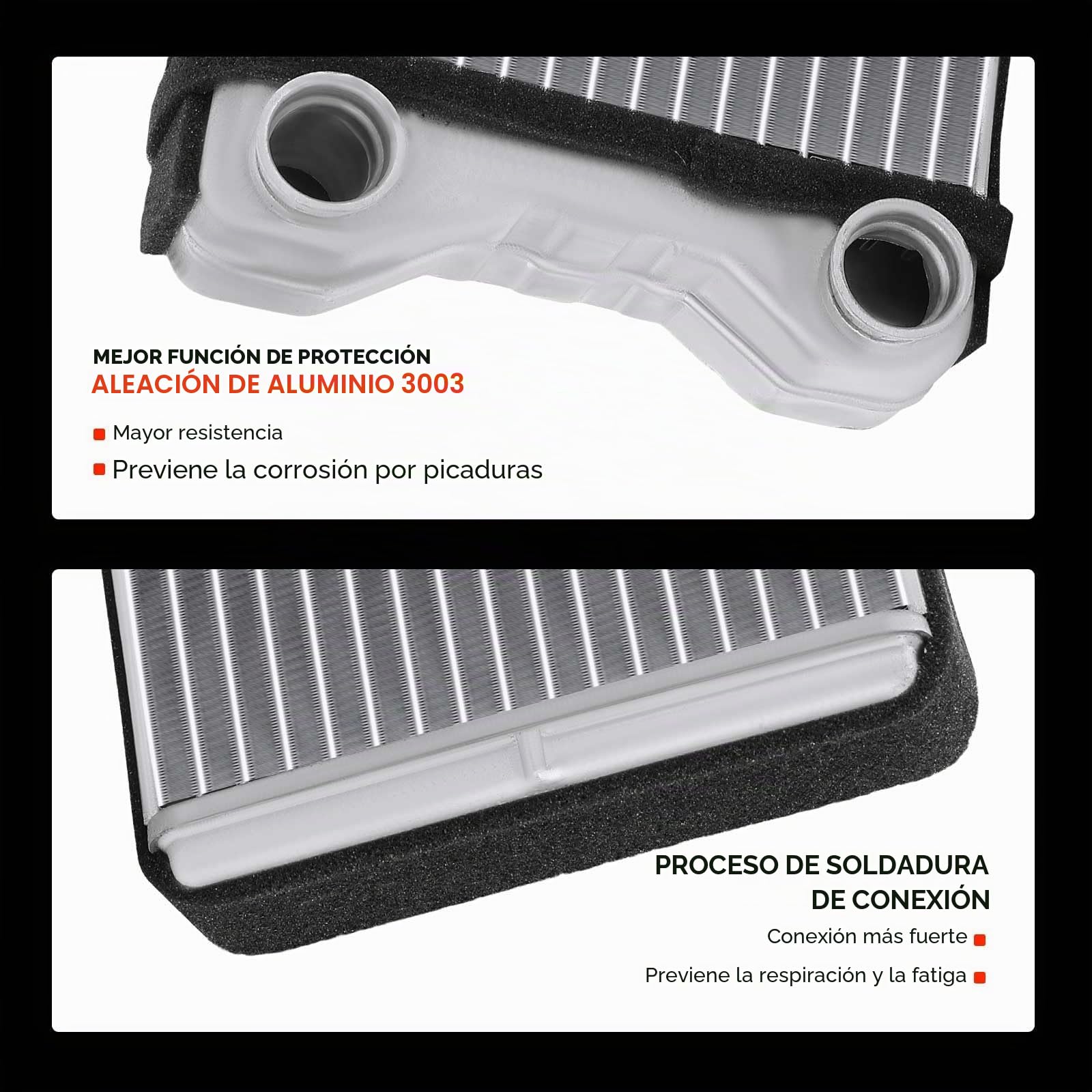 Frankberg Intercambiador de calor para calefacción interior 8E1820031 | Compatible con: A4 8EC, Exeo 3R2, A4 Cabriolet 8H7, Exeo ST 3R5, A4 Avant 8ED, A4 8E2, A4 Cabriolet 8HE, A4 Avant 8E5