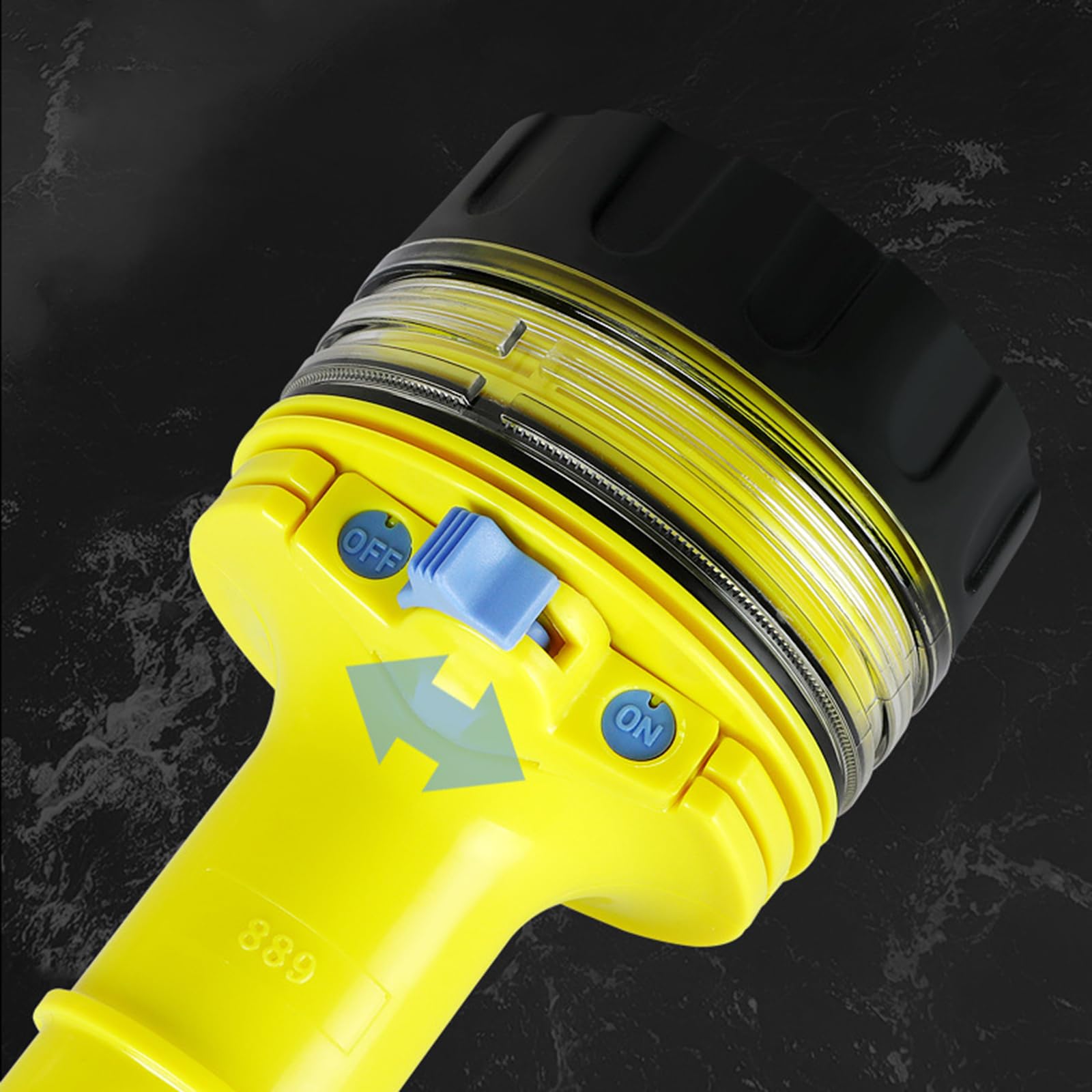 Torcia subacquea subacquea subacquea luminosa a LED torcia subacquea IPX8 impermeabile subacquea torcia subacquea