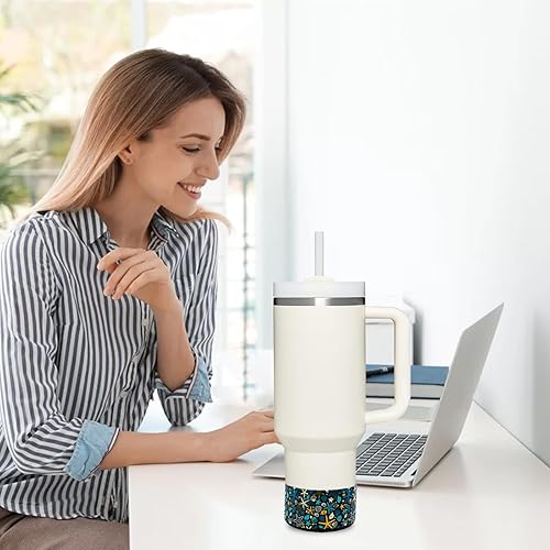 Miniatura 4 de HEYSKAY Base protectora de silicona para botas Stanley Quencher Adventure de 40 onzas y vaso Stanley IceFlow de 20 onzas y 30 onzas, y compatible