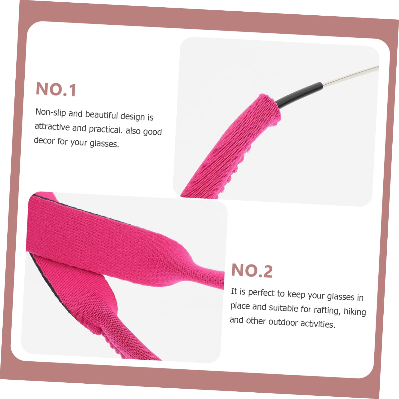 Yardenfun 6pcs Glasses with Lanyard Glasses Hanging Rope Eyeglasses Sunglass Retainer Sport Sunglasses Eyewear Retainer Strap Eyewear Safety Strap Sun Glasses Sports Glasses Chain Neoprene