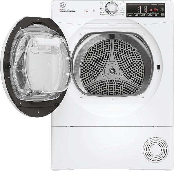 Hoover HREC9TE-80 9kg Condenser Tumble Dryer - White - 2