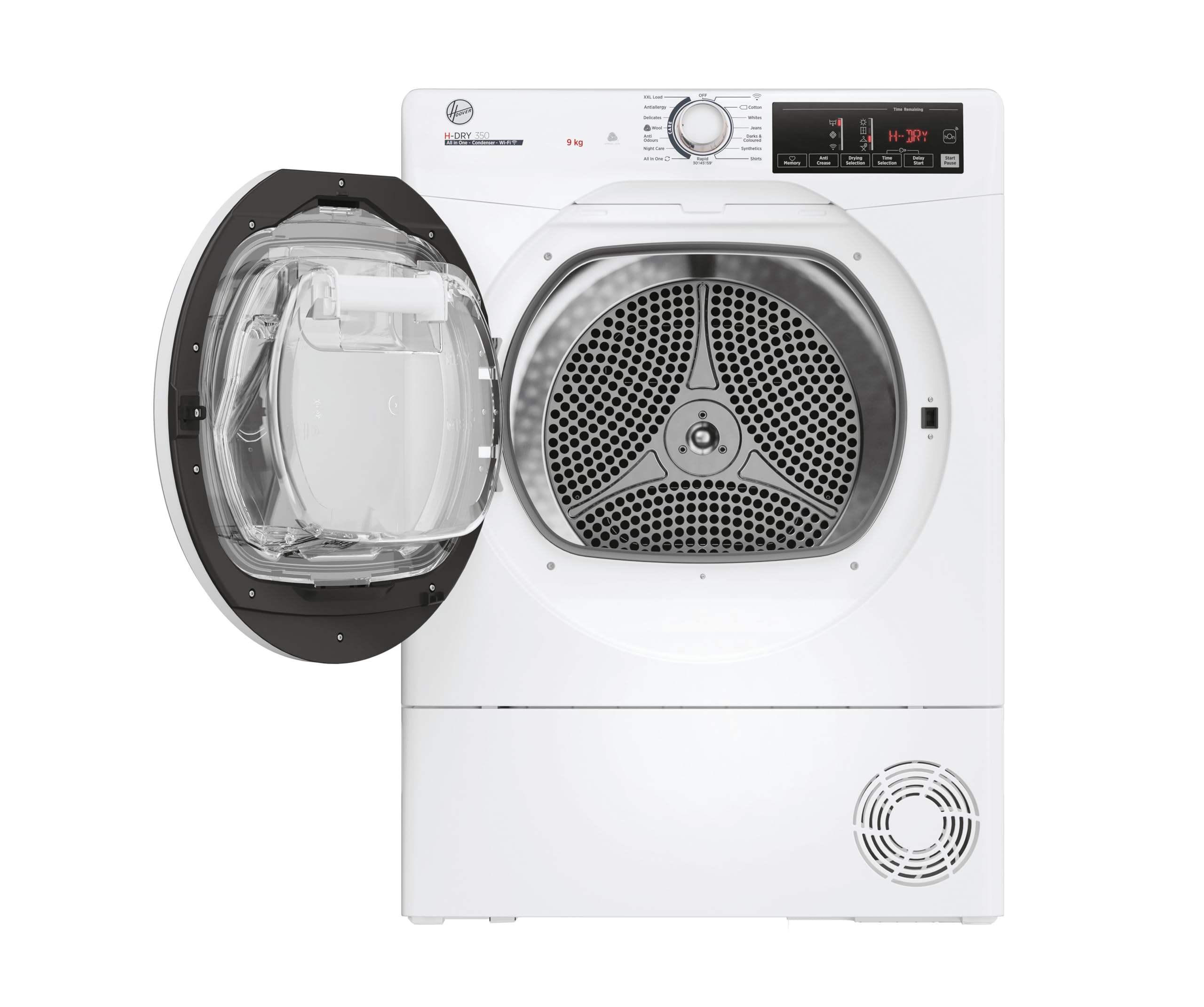 Hoover HREC9TE-80 9kg Condenser Tumble Dryer - White — view 2