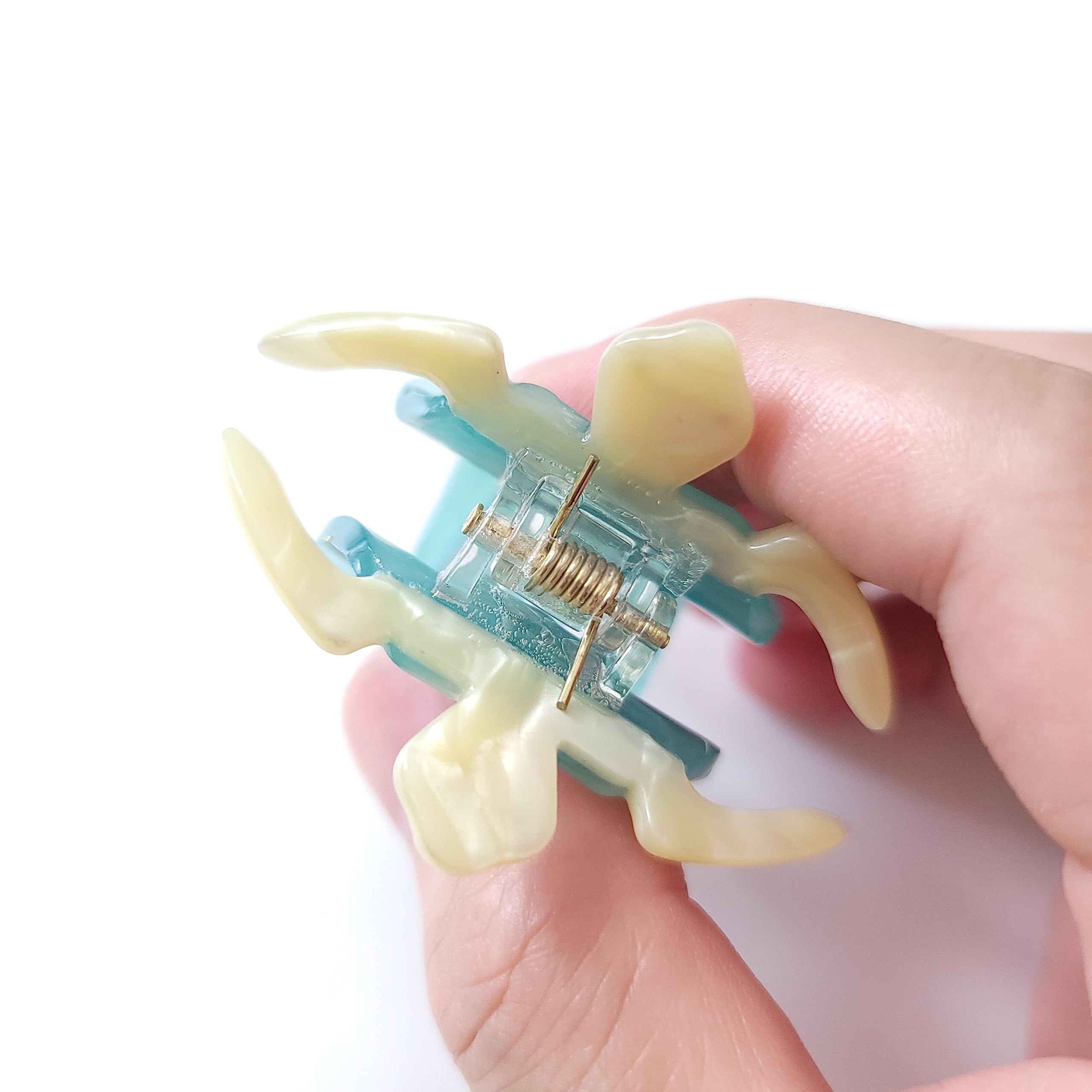 Pinza para el pelo de tortuga, pinzas para el cabello de acetato de celulosa, pinzas grandes para mujer, accesorios para el cabello