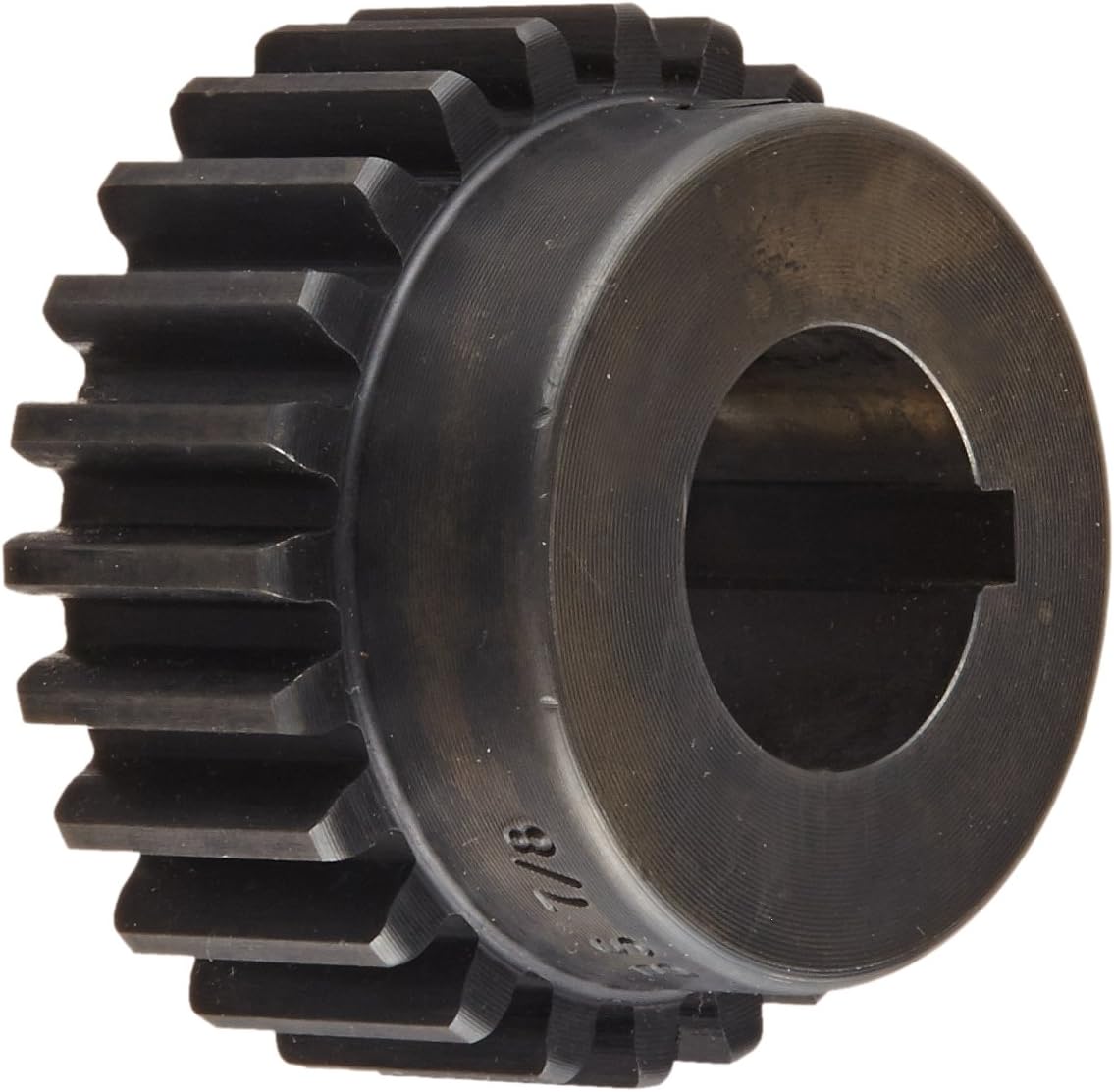Martin S1248 Spur Gear, 14.5° Pressure Angle, High Carbon Steel, Inch, 12 Pitch, 5/8" Bore, 4.166" OD, 0.750" Face Width, 48 Teeth