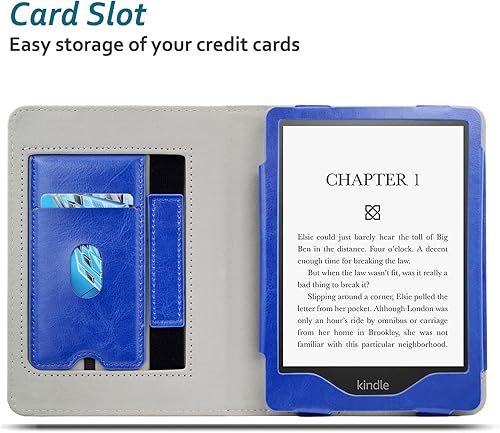 Miniatura 6 de RSAquar Funda Kindle Paperwhite para lector electrónico de 11 generación, edición 2021 de 6.8 pulgadas, funda de piel sintética de alta calidad con