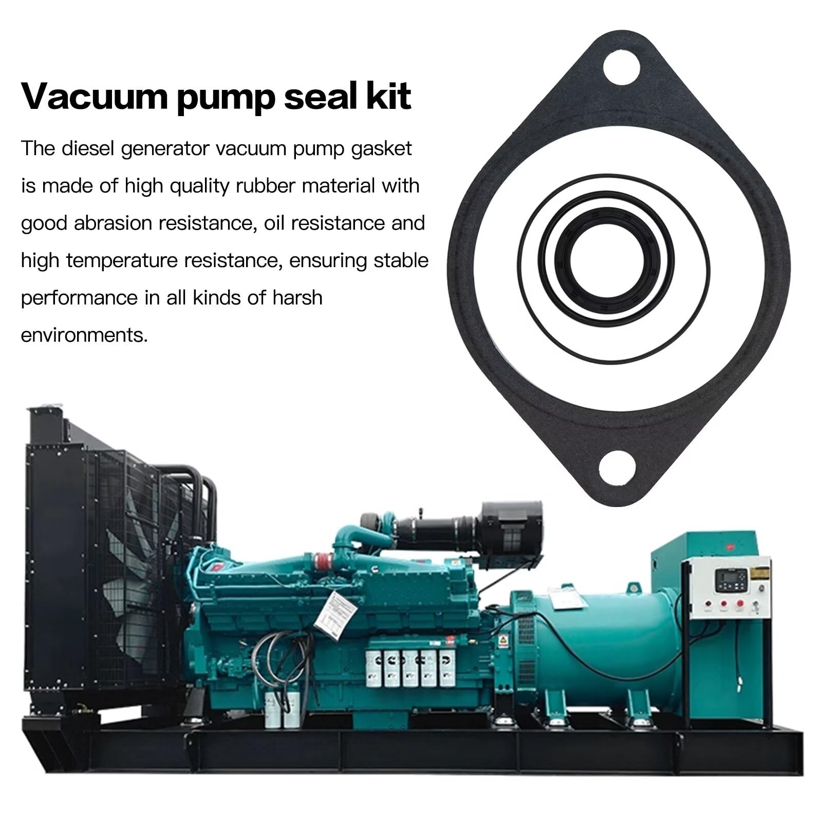 Kit de sello de eje de bomba de vacío 4089742 para motor diésel Ram Cummins 5.9L 1991-2002