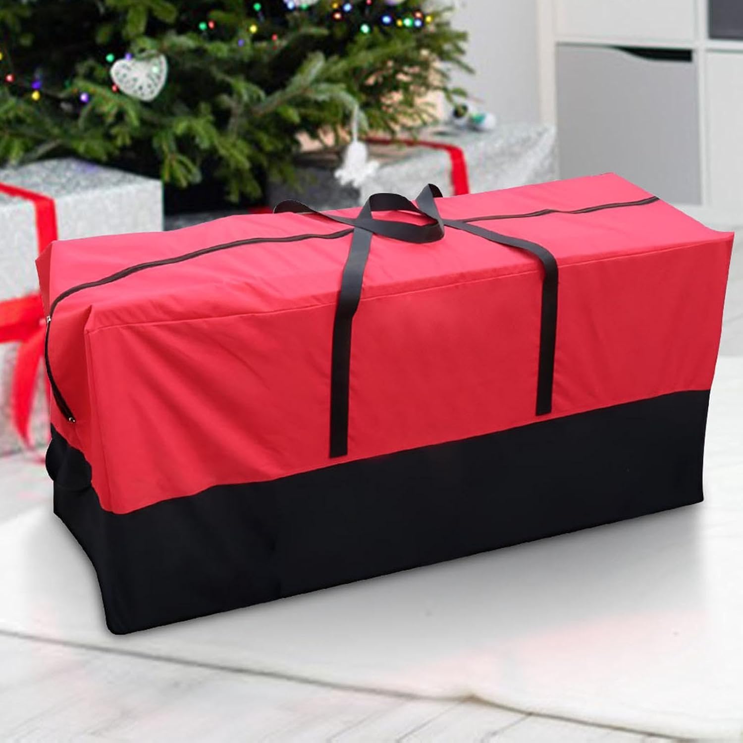 Christmas Tree Box, Waterproof Oxford Cloth Storage Bag with Holiday