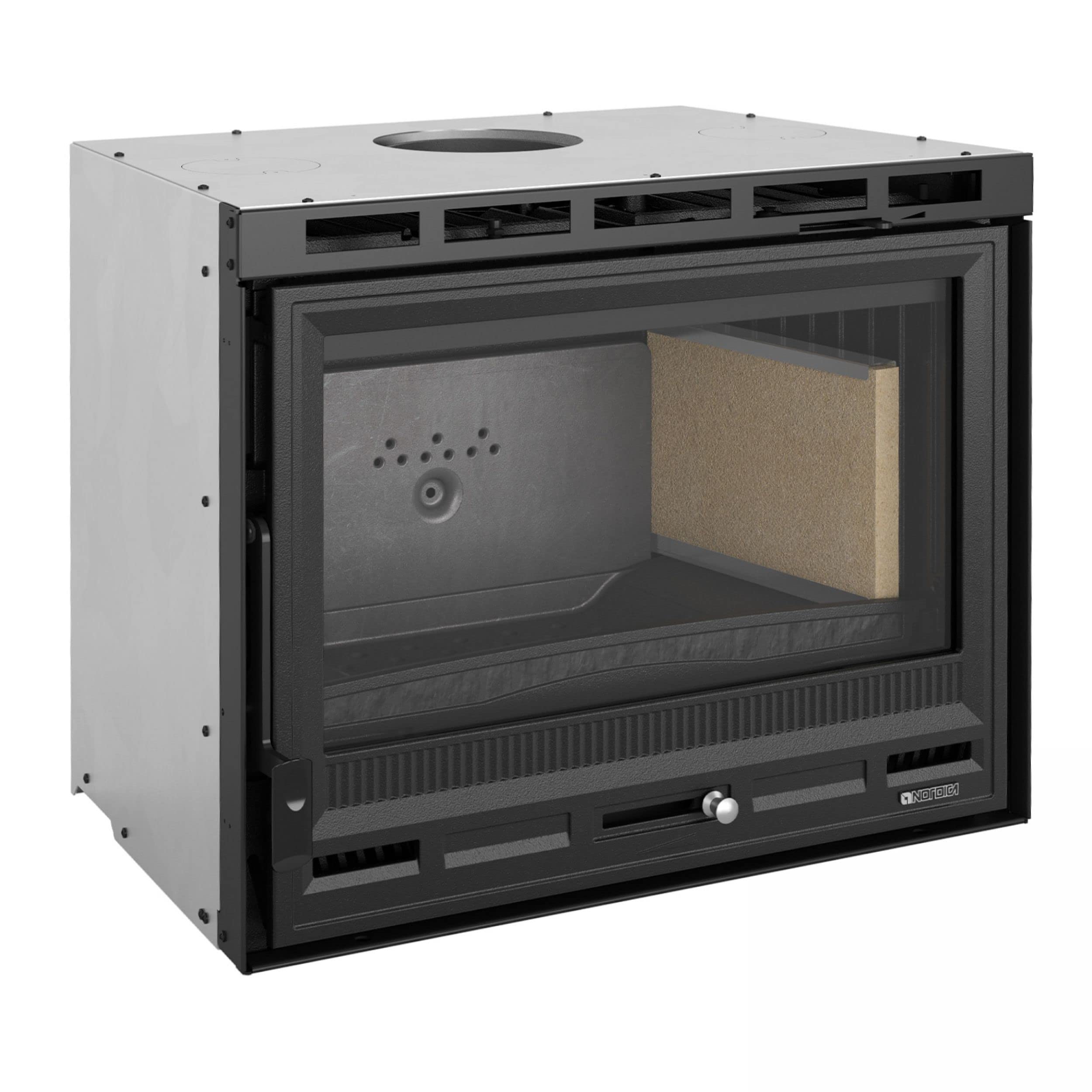 Caminetto incasso Nordica Inserto Legna 70L Vent/Can 9kw 6016744