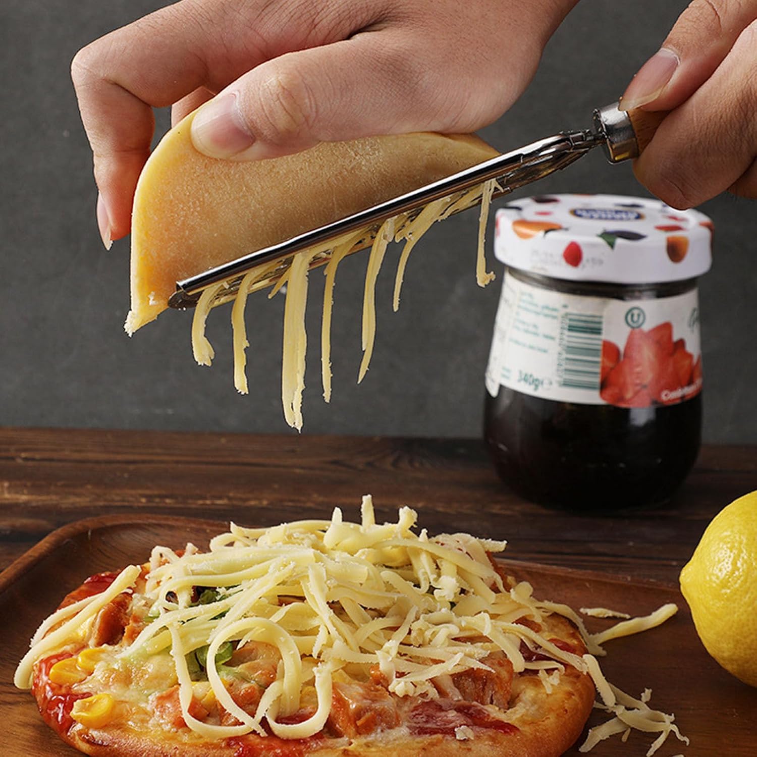 Cheese Grater with Container, Kitchen Grater Set for Cheese Grating Spices