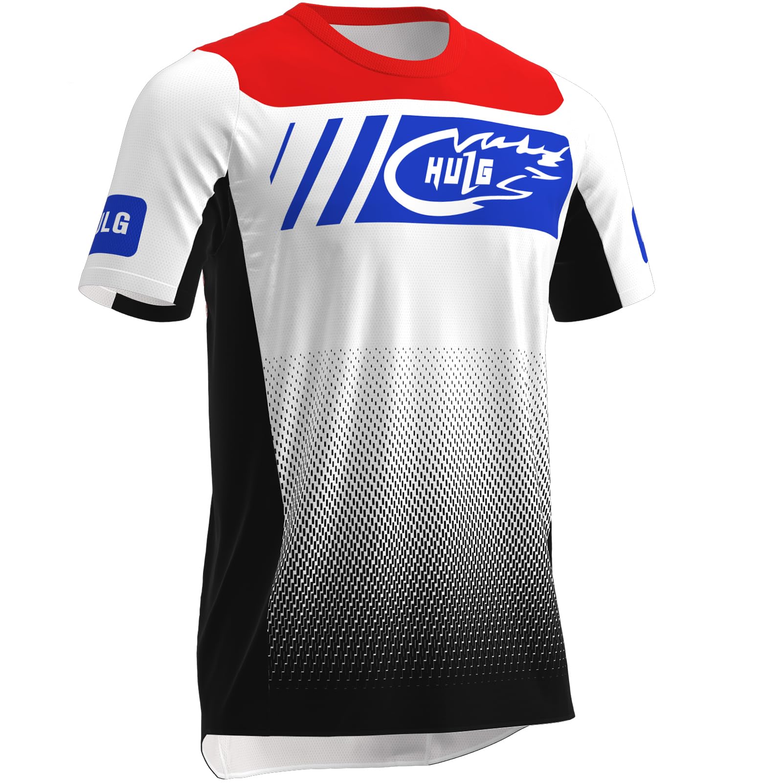 MTB Trikot,Herren Radsport Trikots,Herren Kurzarm MTB Reiten T-Shirt,Radsport Oberteile Für Männer,Motocross Shirt, BMX Trikot