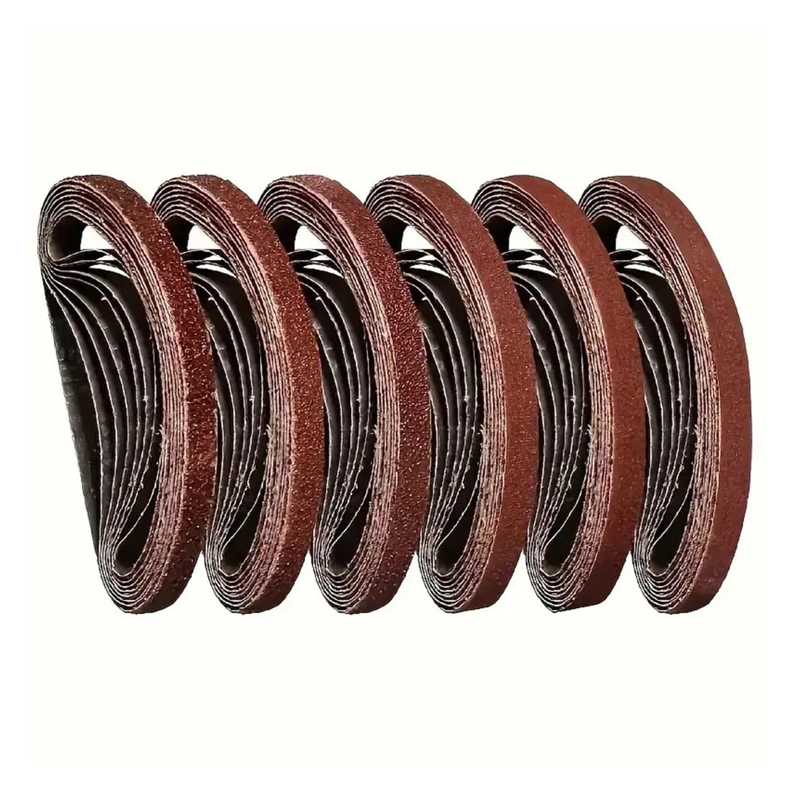 Rotolo di carta vetrata, Confezione Da 11 Pz. 330x10mm Ossido Di Alluminio Grana 60-800(10pcs 800Grits)
