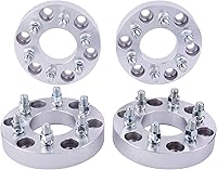 Vista 12 de DCVAMOUS 4 adaptadores de rueda de 6x135 a 6x5.5 de 1 pulgada con pernos de 14x2 compatibles con Ford 6 Lug 6x135 a 6x139.7 para F150 2004-2014