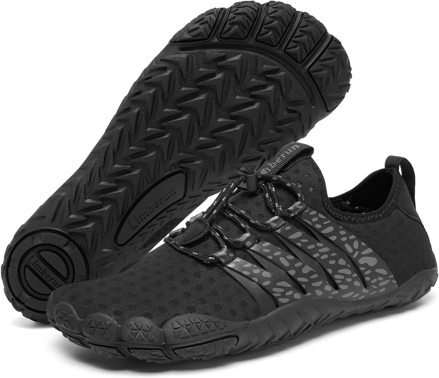 Limberun Mens Womens Barefoot Minimalist Water Trail Running Shoes Cross Training Hiking Wide-Toe Grip Arch Support Shoes