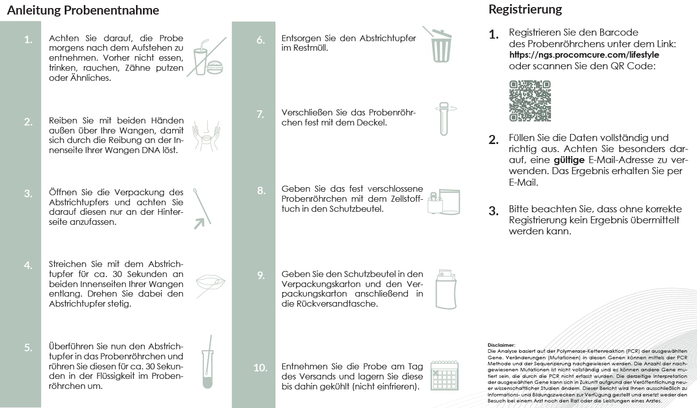 1x 4-fach Testkit für Laktose/Fruktose/Gluten & Histamin Unverträglichkeit | DNA Analyse deiner genetischen Veranlagung | Ausführlicher Ergebnisbericht und Empfehlungen