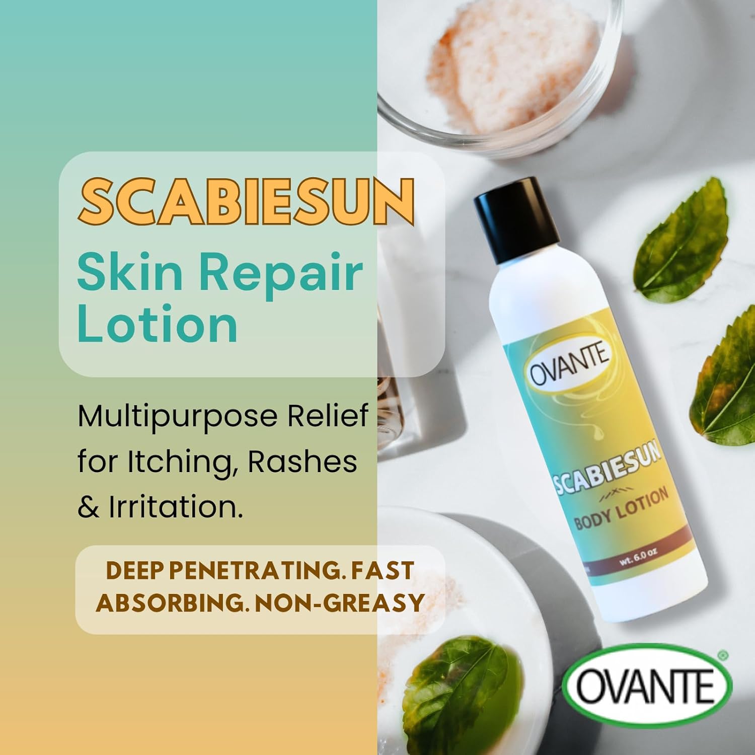 Scabiesun Multipurpose Skin Repair Body Lotion for Itching, Rashes and Skin Redness - 6.0 oz - Image 3