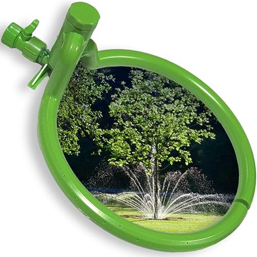 Tree Hugger Aspersores de agua de 360 grados para árboles, anillo de riego de árboles que llega a la zona de nutrición, herramienta de riego de