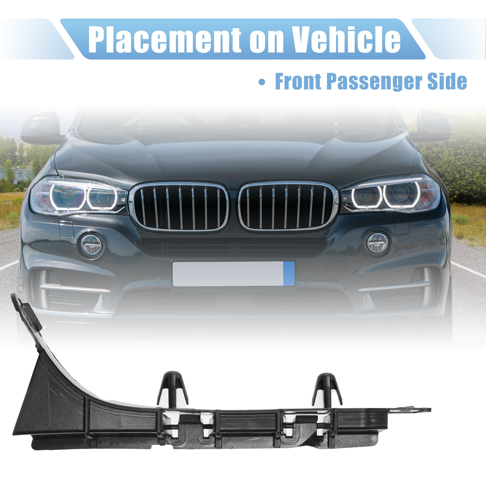 Support Pare-chocs Avant Droit Pour BMW X5 E53 2004-2006 – Référence 51117116668 - 4