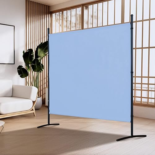 Pantallas de privacidad plegables de 4 paneles, pantalla de privacidad plegable para oficina, separadores de habitaciones, panel de tela de