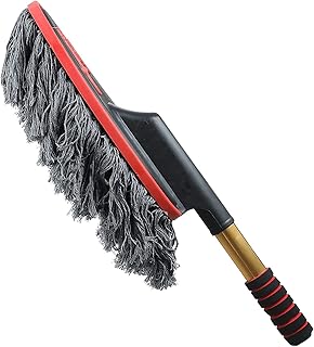 Generic Car Cleaning Brush with Subaru Logo - Red and Black