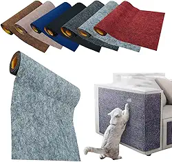 Genérico Protetor para Móveis Carpete Arranhador Adesivo (Cinza, 50cm x 2 Metros) para Gatos