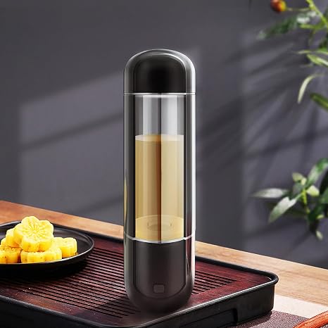 Hydrogen-Rich Water Cup, Portable Dual-use, Wireless Charging, LCD Display, Base Separation, regulating Water weak Alkaline, Applicable to Pure Water, Rapid Electrolysis Water.