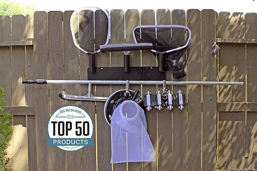 Miniatura 10 de Poolmaster Organizador de herramientas de mantenimiento de piscinas, color negro