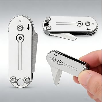 Mini Pocket Box Opener Tool, Small Folding Utility Tool, EDC Package Opener for Everyday Carry, Outdoor & DIY