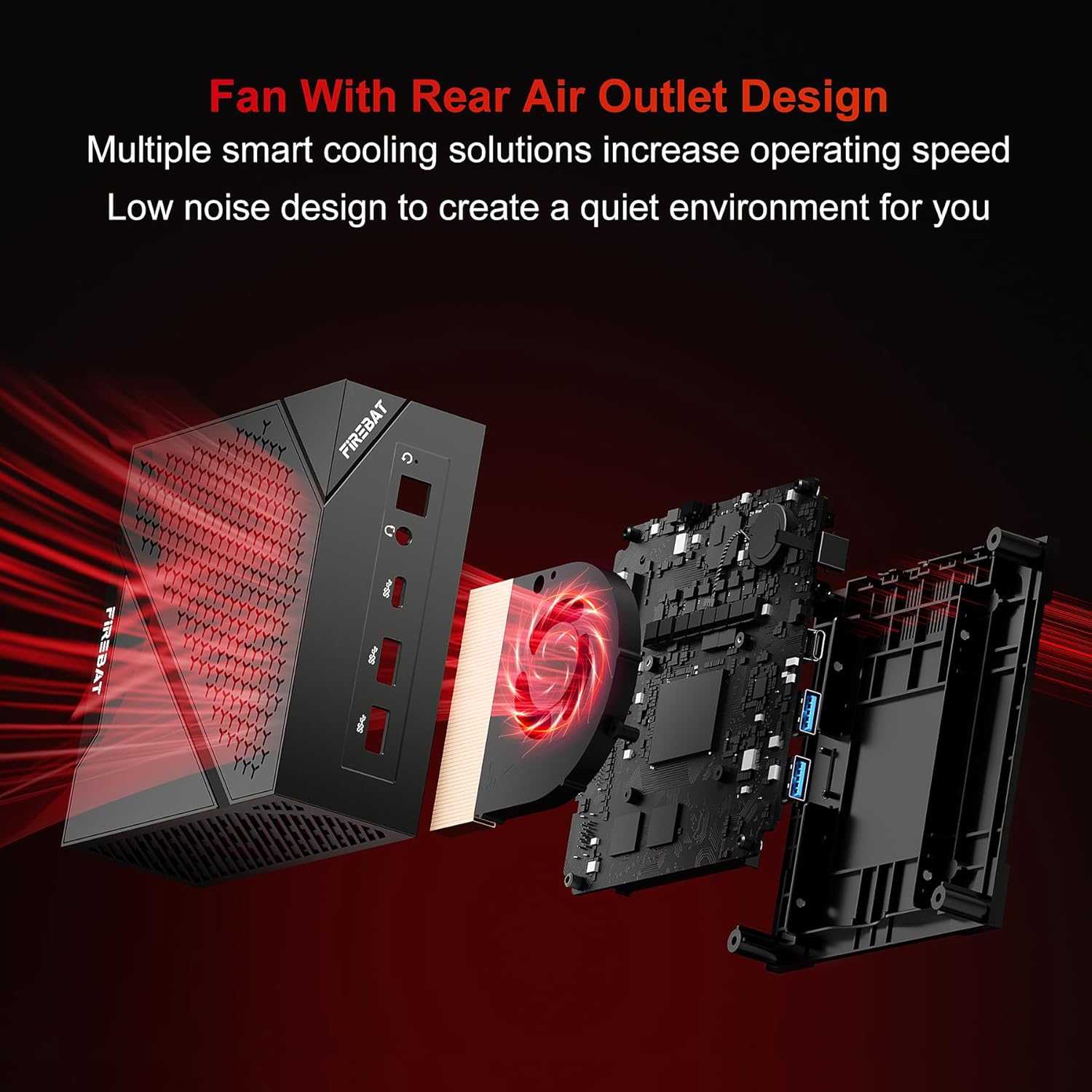 FIREBAT Mini PC Cooling System