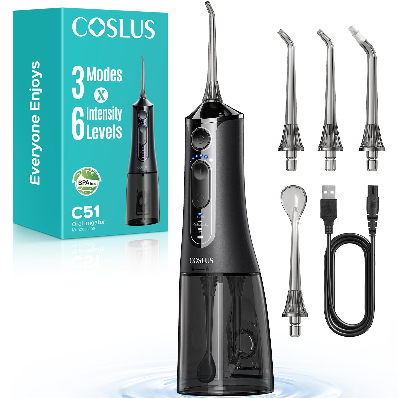 Water Flosser for Teeth C51 Pink