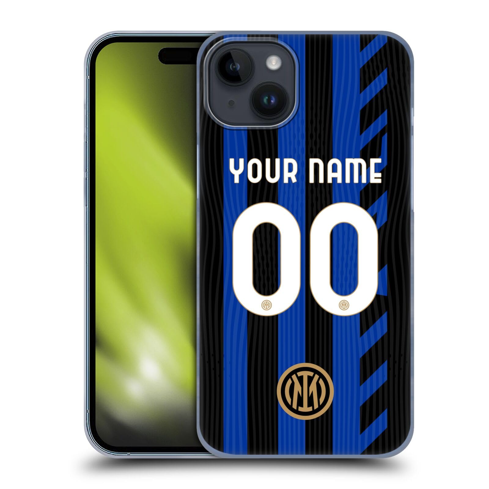Coque rigide iPhone 15 Plus évitez rayures Inter Milan 2025 - 8