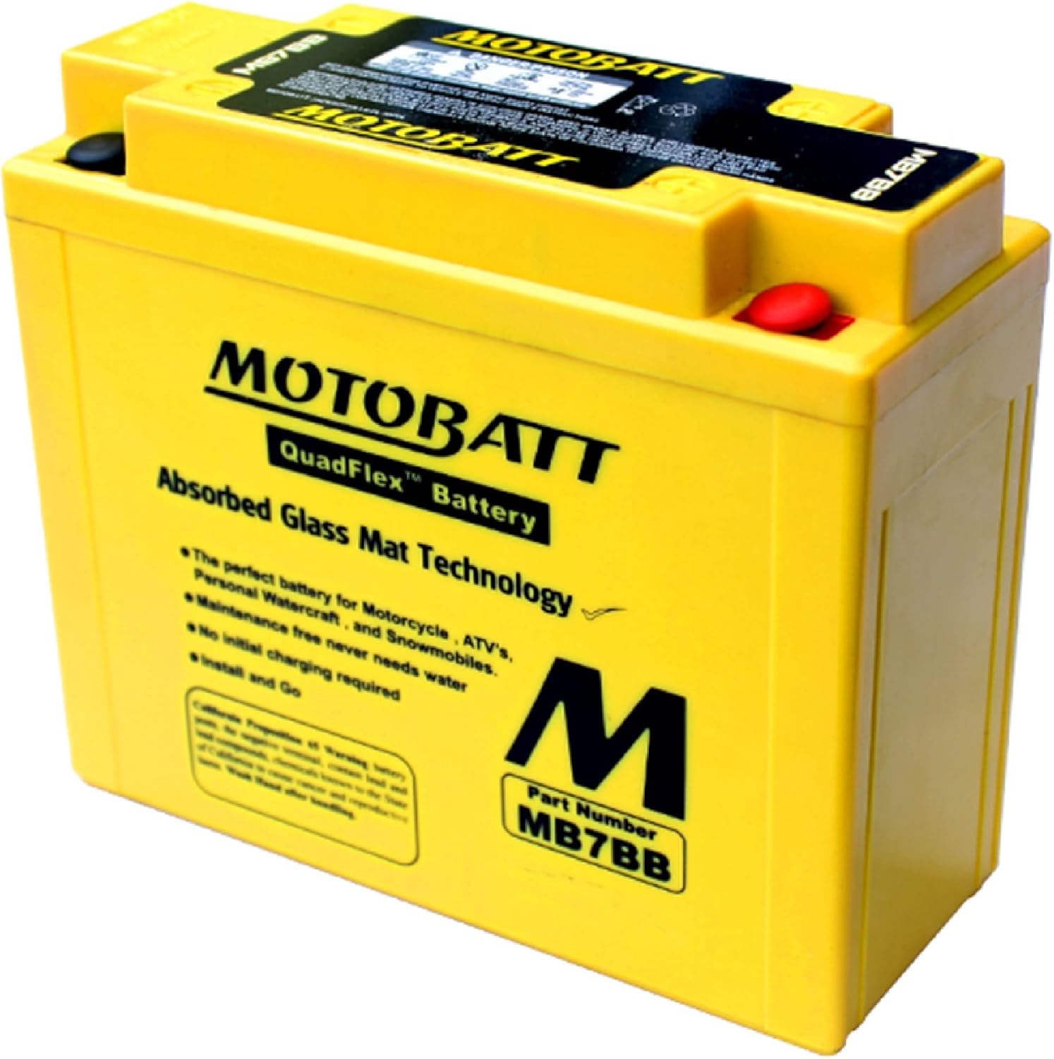 Total Power Parts MB7BB Battery Compatible With/Replacement For Yamaha TTR225 1999