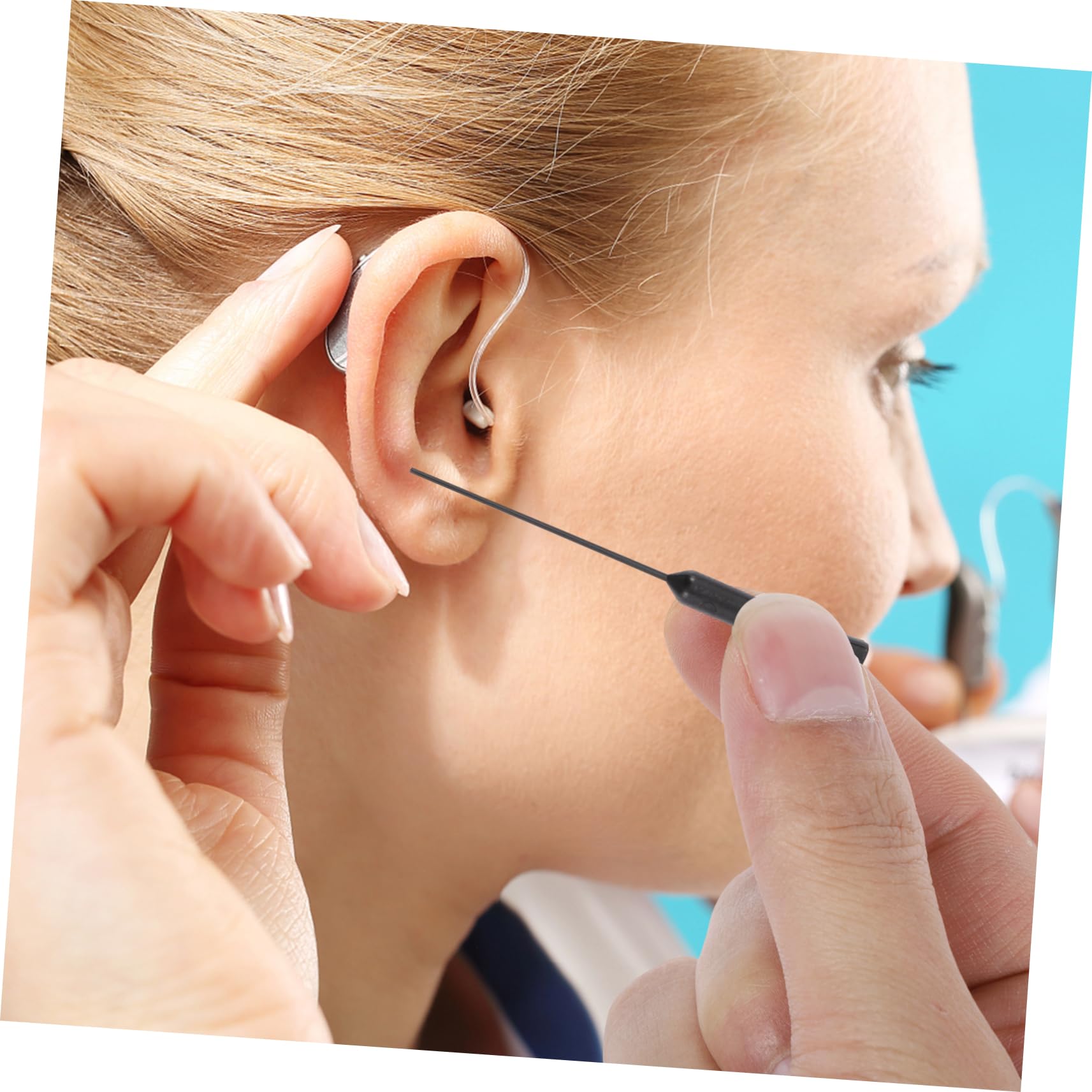 Healeved 50pezzi Strumenti Di Pulizia Per Amplificatori Acustici Accessori Per La Manutenzione e La Pulizia Resistente e Facile Da Usare Per Rimuovere Cerume e Detriti
