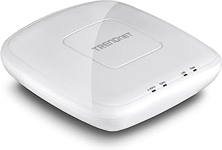 TRENDnet AC1750 Dual Band PoE Access Point, TEW-825DAP, 1300Mbps WiFi AC+450 Mbps WiFi N, WDS Bridge, WDS Station, Repeater Modes, Band Steering, WiFi Traffic Shaping, Up to 8 SSIDs-16 Total, IPv6
