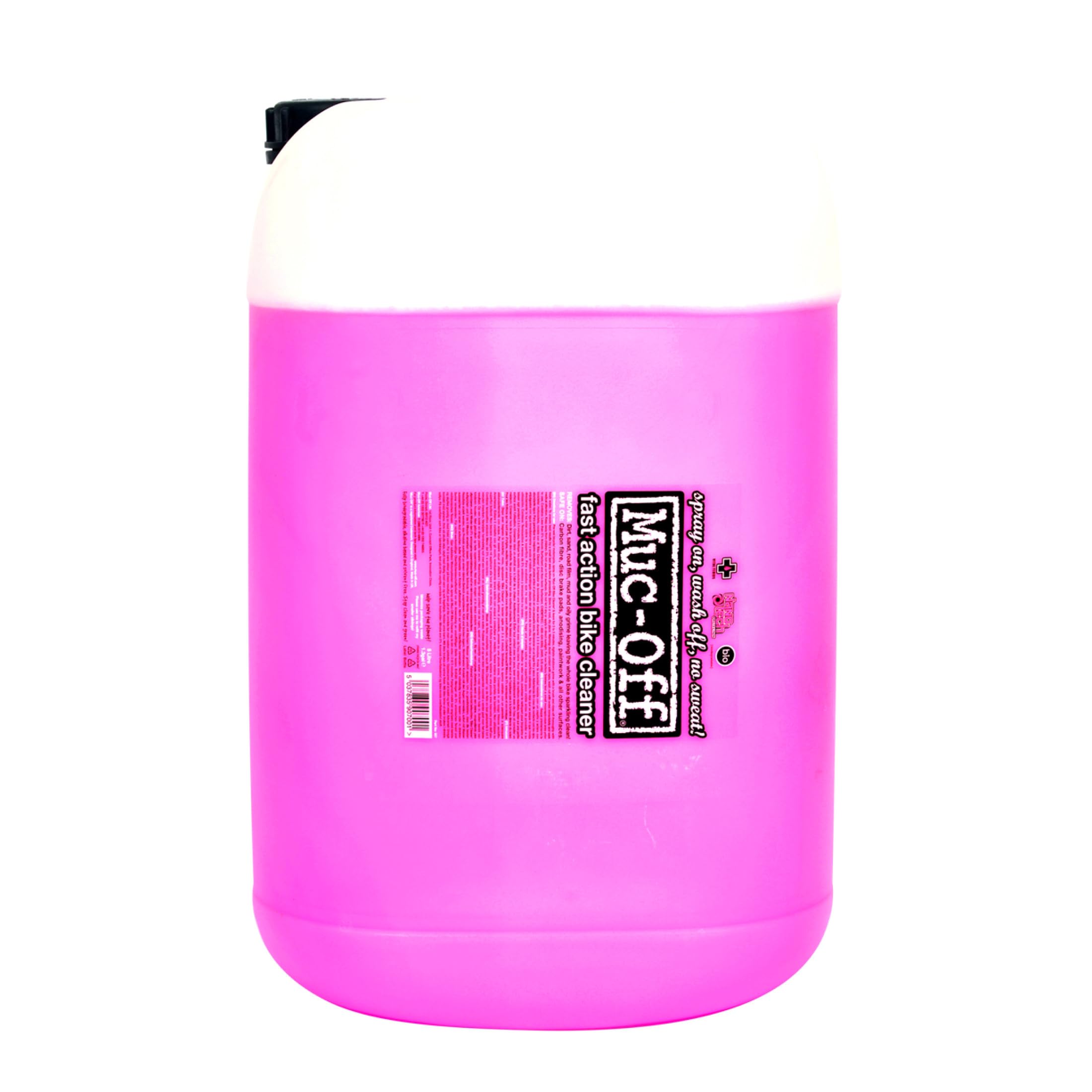 Muc-Off Nano-Tech środek czyszczący do roweru, 25 l, biodegradowalny spray do czyszczenia roweru i odtłuszczania roweru, do rowerów MTB, szosowych, żwirowych, e-rowerów, czarny