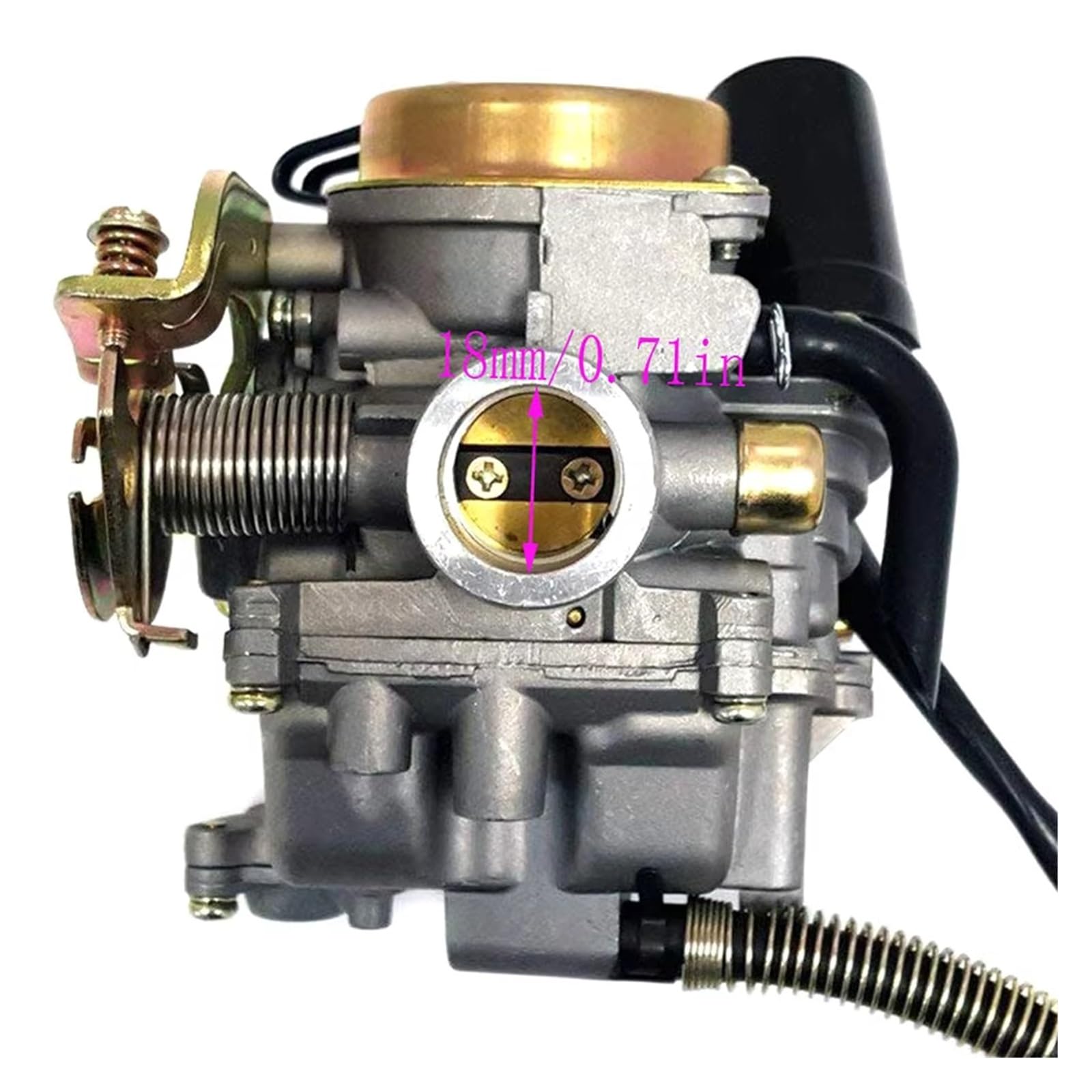 carburatore scooter Per GY6 Per 50CC Per 49CC Scooter A 4 Tempi Motore Taotao Carburatore Da 18 Mm Collettore Di Aspirazione Filtro Dell'aria Carburatore Generatore Carburatore