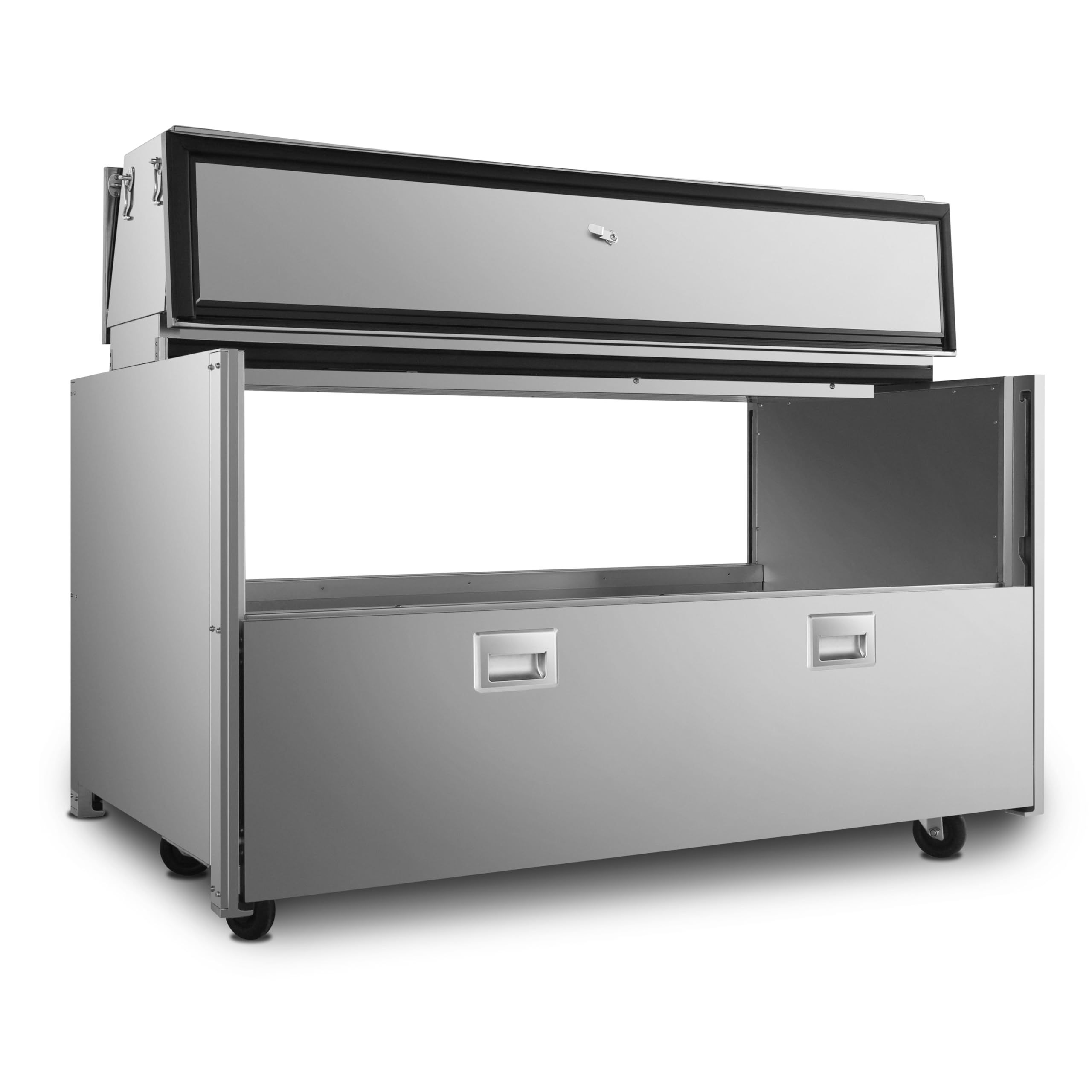 Atosa Milk Cooler for School Cafeteria, Double-SIded