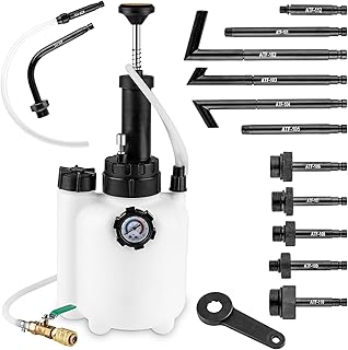 BetyBedy 3L Transmission Fluid Pump Kit, Fluid Transfer Pump with 13PCS ATF Adapters, Manual Transmission Oil Pump for Automotive Oil Filling System, Manual ATF Fluid Transfer Pump for Oil