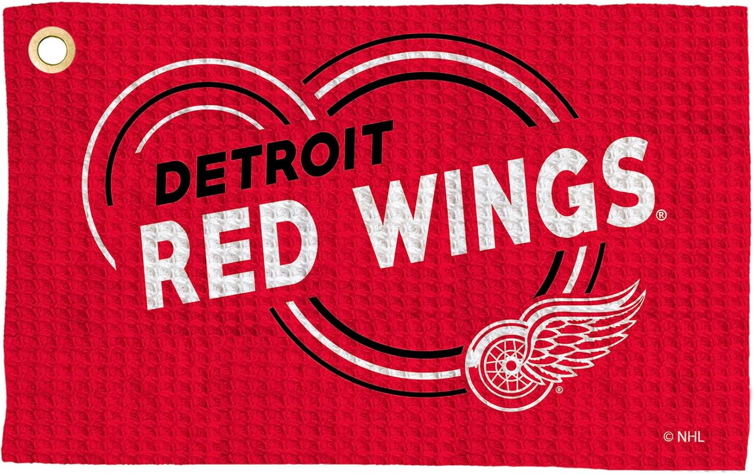 Northwest NHL Golf Towel – Official Licensed Microfiber Waffle Fabric, Absorbent 16x25 in Club Cleaning Accessory