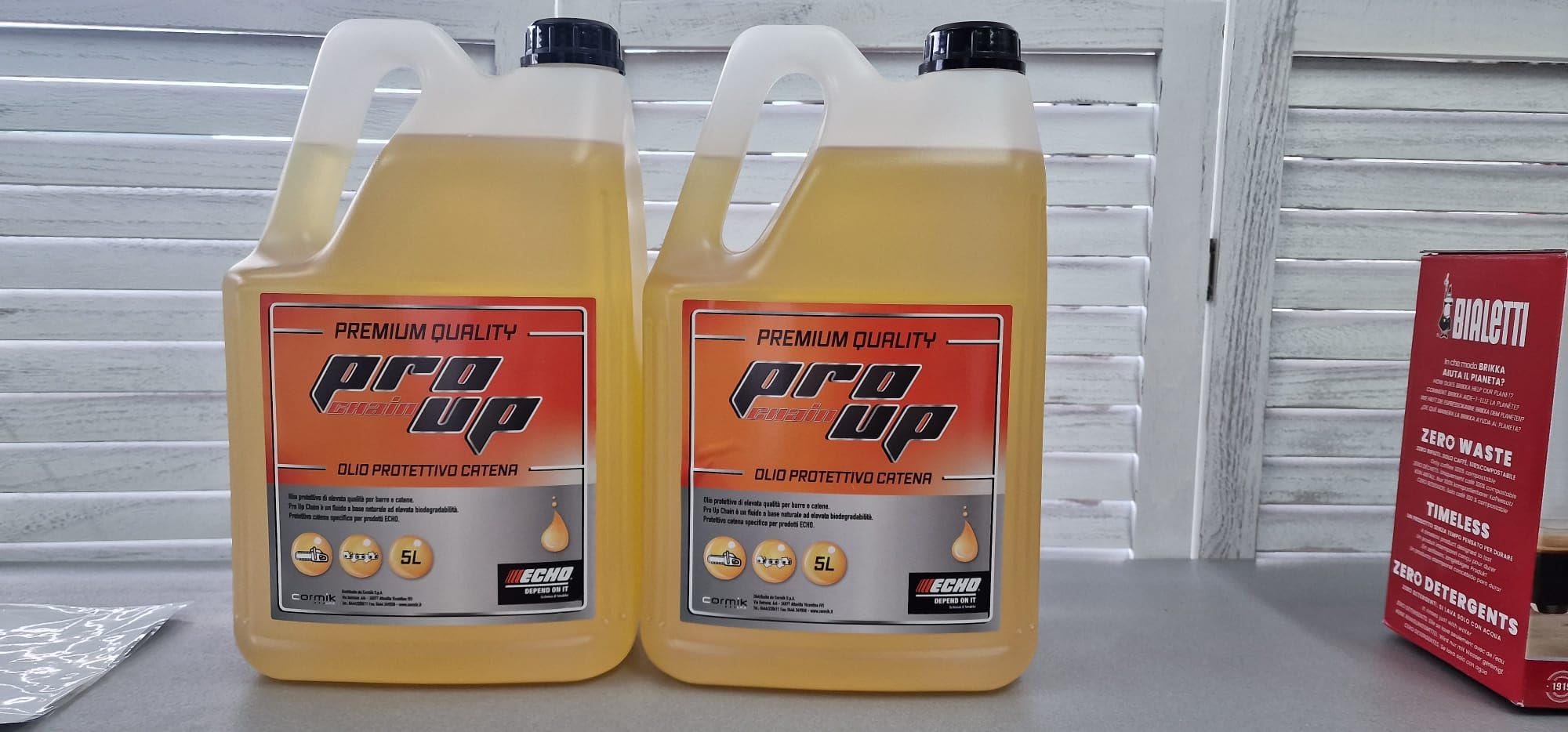 Echo 2x5 litri (10lt) Olio per catena della motosega biodegradabile Echo Pro Up