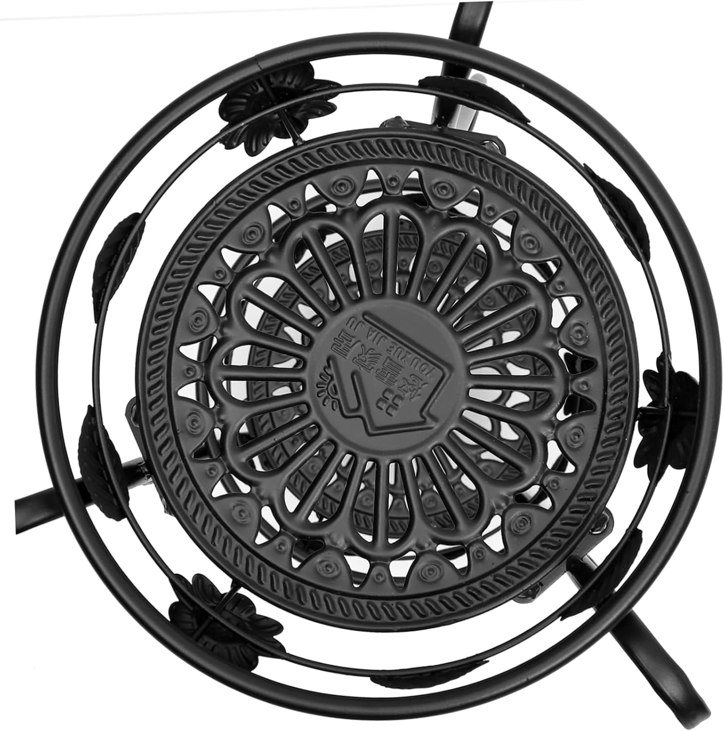 Double-Layer Metal Plant Stand for Indoor and Outdoor Use Removable Rustic Flower Rack for Balcony and Patio Multi-Tiered Plant Holder Simple Design