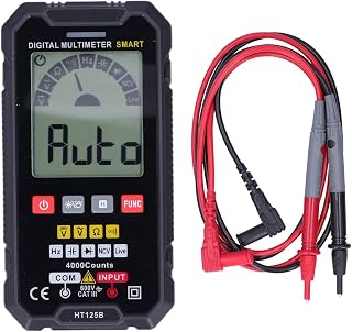 Testador de multímetro digital de alta precisão HT125B voltímetro de corrente de alcance automático com display de luz de fundo LCD