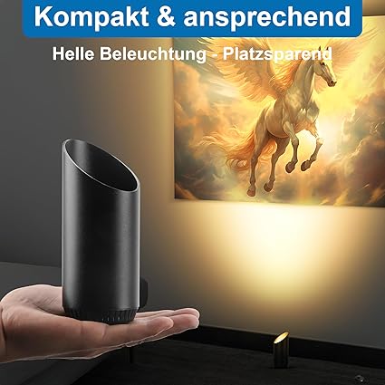 HUAEU HUAEU Led-vloerspot, 6 W, vloerlamp voor binnen, zwart, 3000 K, warmwit, met GU10-ledlamp, 500 lm, spot met voetschakelaar (zwart, 2 verpakkingen) photo 3