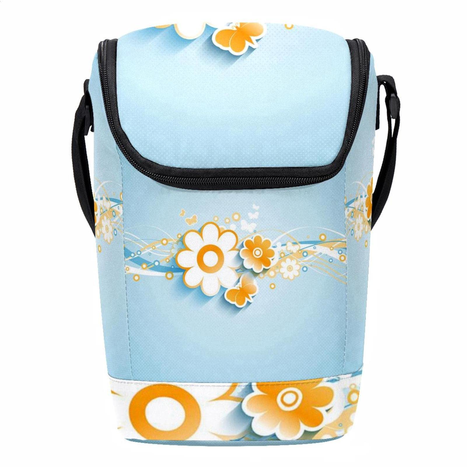 Lonchera reutilizable para niños y niñas con aislamiento térmico lavable para comida diaria